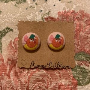 Disney Cinderella Gus Gus Mouse Earrings